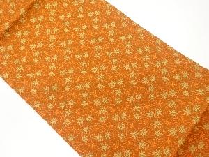 流水に紅葉模様織出し名古屋帯